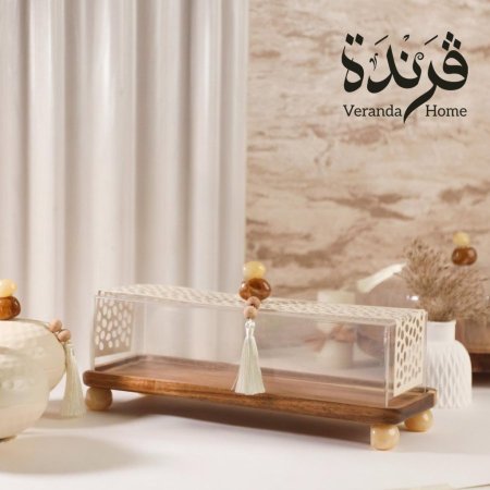 قالب كيك انجليزي خشب مع اكريلاك